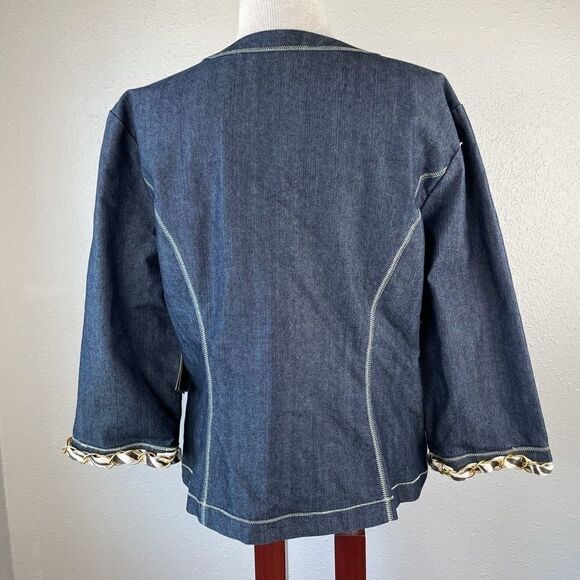 NWT Multiples Matching Denim Jacket & Pants Size L - Picture 8 of 16